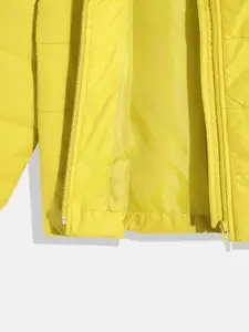 Allen Solly Junior Boys Yellow Solid Padded Jacket