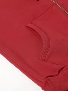 Monte Carlo Women Red Hooded Sweatshirt