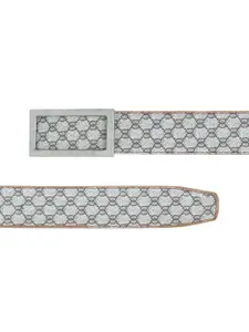Calvadoss Boys Beige Printed Belts