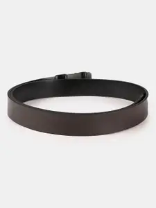 BuckleUp Men Brown Leather Belt