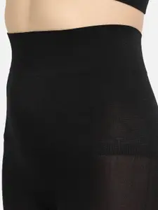 Gopalvilla Women Black Solid Tummy & Thigh Shapewear