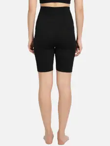 Gopalvilla Women Black Solid Tummy & Thigh Shapewear
