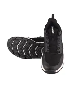 FURO by Red Chief Men Black Mesh Running Shoes