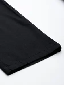 Blackberrys Men Black Tapered Fit Low-Rise Chinos