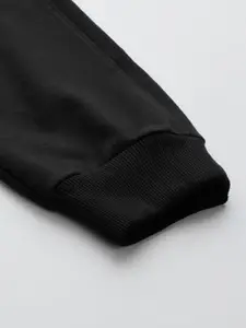 U.S. Polo Assn. Denim Co. Men Black Brand Logo Printed Joggers