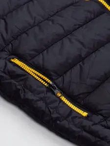 U.S. Polo Assn. U S Polo Assn Men Navy Blue Puffer Jacket