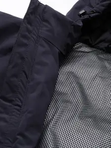 U.S. Polo Assn. Men Navy Blue Solid Hooded Puffer Jacket