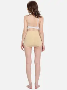Gopalvilla Women Beige Solid Tummy & Hip Shapewear