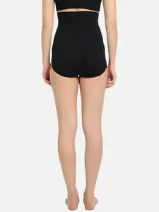 Gopalvilla Women Black Solid Cotton Shapewear