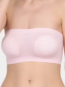 Amour Secret Pink & Coral Bandeau Bra Pack of 2