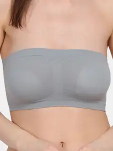 Amour Secret Women's Pack Of 3 Grey & Green Non-Padded Tube/Bandeau Bra