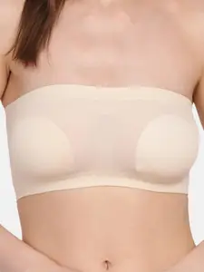 Amour Secret Women's Pack Of 3 Red & White Non-Padded Tube/Bandeau Bra