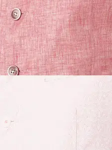 Van Heusen Men Pink Nehru Jackets