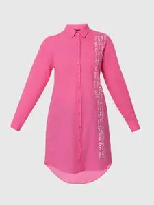 Vero Moda Women Carmine Rose SHIRT DRESS