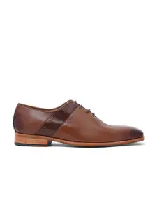 Ruosh Men Tan Leather Derbys