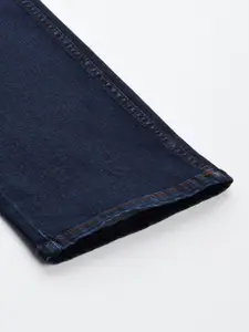 Flying Machine Men Straight Fit Mid Rise Light Fade Stretchable Jeans