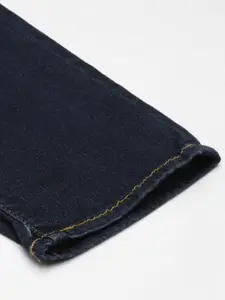 Flying Machine Men Navy Blue Slim Tapered Fit Clean Look Light Fade Stretchable Jeans