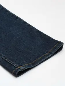 Flying Machine Men Blue Straight Fit Light Fade Stretchable Jeans