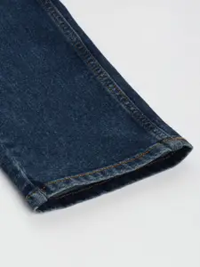 Flying Machine Men Blue Skinny Narrow Fit Mid-Rise Clean Look Light Fade Jeans