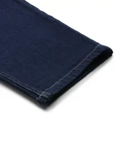 FOREVER 21 Women Dark Blue Regular Fit Mid-Rise Stretchable Jeans