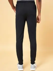 Ajile by Pantaloons Men Black & White Solid Slim-Fit Joggers
