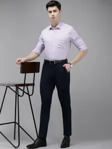 Van Heusen Men Pure Cotton Slim Fit Opaque Formal Shirt