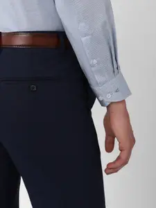 Van Heusen Men Blue Casual Shirt