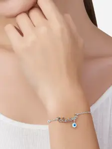 MINUTIAE Women Silver Charm Bracelet