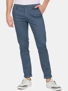 Arrow Sport Men Blue Straight Fit Chinos Trousers