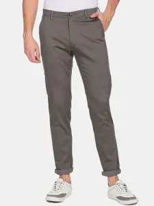 Arrow Sport Men Grey Casual Trousers