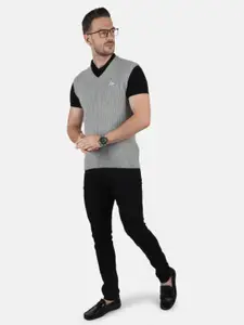 Monte Carlo Men Grey Sweater Vest