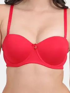 Amour Secret Women Pack of 3 Red & Blue Bra