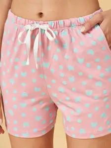 Dreamz by Pantaloons Women Multicoloured Printed Lounge shorts