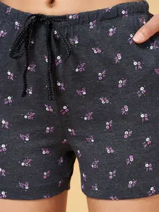 Dreamz by Pantaloons Women Pack Of 3 Multicoloured Printed Lounge shorts