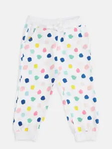 Pantaloons Baby Girls White Printed Sweatshirt