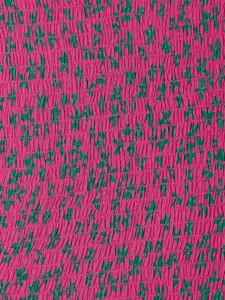 People Pink Print Top