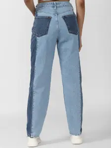 FOREVER 21 Women Mid-Rise Mom Fit Regular Length Jeans