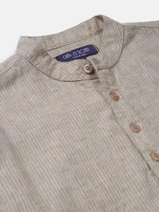 Gini and Jony Boys Khaki Casual Shirt