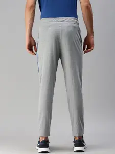 ONN Men Grey Melange Solid Cotton Track Pants