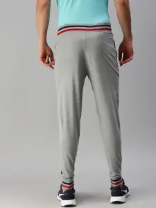 ONN Men Grey Melange Solid Cotton Joggers