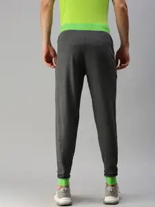 ONN Men Charcoal Grey Solid Cotton Jogger