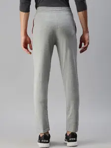 ONN Men Grey Melange Solid Track Pants