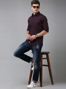 U.S. Polo Assn. U S Polo Assn Men Tailored Fit Striped Pure Cotton Casual Shirt