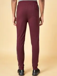 Ajile by Pantaloons Men Maroon Solid Slim-Fit Joggers