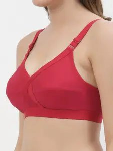 Floret Pack of 2 Non-Padded Non-Wired Full Coverage Cotton Bras with All Day Comfort