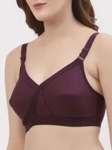 Floret Pack of 2 Non-Padded Non-Wired Full Coverage Cotton Bras with All Day Comfort