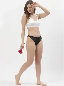 Floret Pack of 2 Non-Padded Non-Wired Full Coverage Cotton Bras with All Day Comfort