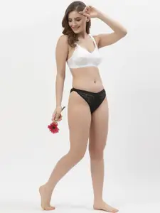 Floret Pack of 2 Non-Padded Non-Wired Full Coverage Cotton Bras with All Day Comfort