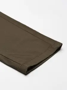 U.S. Polo Assn. U S Polo Assn Men Brown Printed Austin Trim Fit Chinos