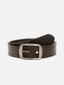 SPYKAR Men Black Leather Belt